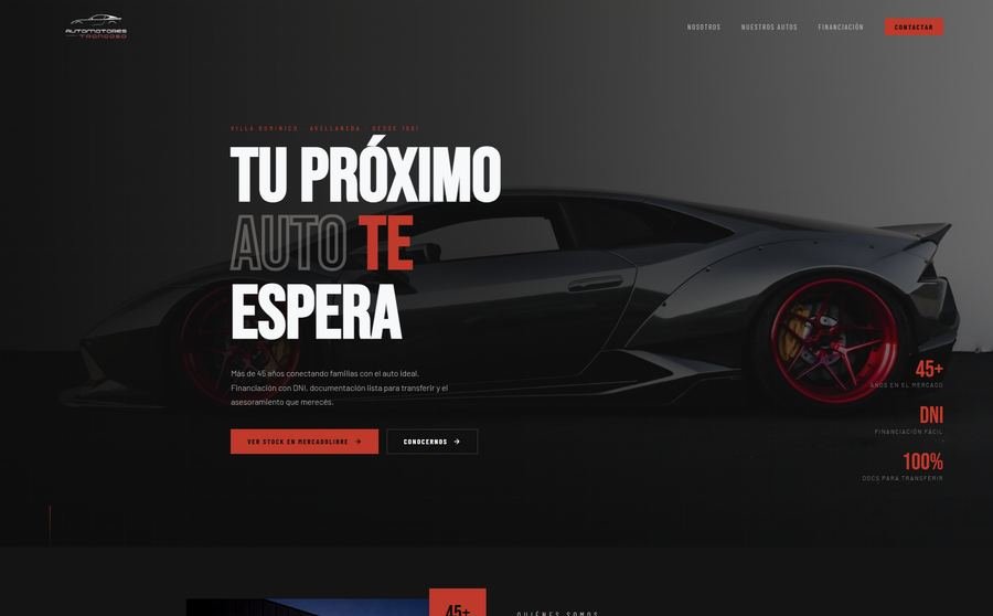 Sitio web Automotores Troncoso