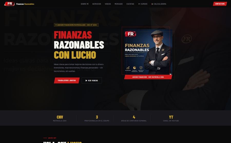 Sitio web Finanzas Razonables
